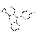 (2-Cyclopropyl-4-(4-fluorophenyl)quinolin-3-yl)methanol|CS-0156033|121660-11-5