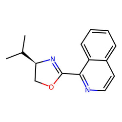 1-[(4R)-4,5-Dihydro-4-isopropyl-2-oxazolyl]isoquinoline, 97%, ee: 98%|9108698|280755-83-1
