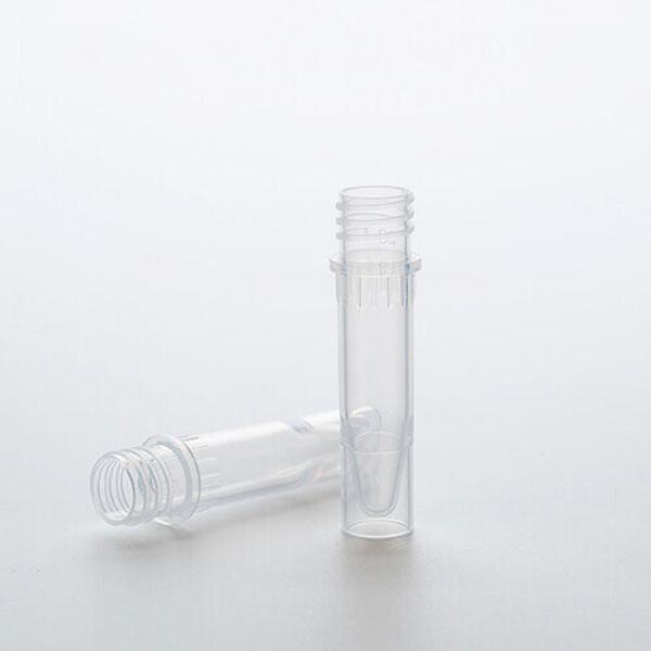 biologix 1.5ml clear polypropylene non-sterile self-standing bottom microtubes.  caps sold separately.  500 tubes/pack, 10 packs/case|81-0154