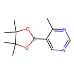 4-Methyl-5-(4,4,5,5-tetramethyl-1,3,2-dioxaborolan-2-yl)pyrimidine|CS-0132030|1370001-96-9