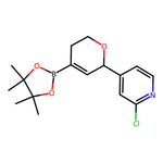 2-Chloro-4-(4-(4,4,5,5-tetramethyl-1,3,2-dioxaborolan-2-yl)-5,6-dihydro-2H-pyran-2-yl)pyridine|CS-1245543|3067491-62-4