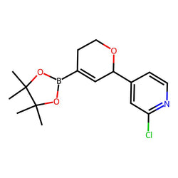 2-Chloro-4-(4-(4,4,5,5-tetramethyl-1,3,2-dioxaborolan-2-yl)-5,6-dihydro-2H-pyran-2-yl)pyridine|CS-1245543|3067491-62-4