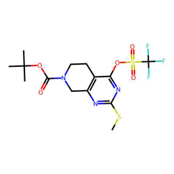 tert-Butyl 2-(methylthio)-4-(((trifluoromethyl)sulfonyl)oxy)-5,8-dihydropyrido[3,4-d]pyrimidine-7(6H)-carboxylate|CS-0095689|338739-82-5