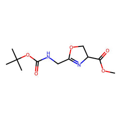Methyl 2-(((tert-butoxycarbonyl)amino)methyl)-4,5-dihydrooxazole-4-carboxylate|CS-0433948|871715-69-4