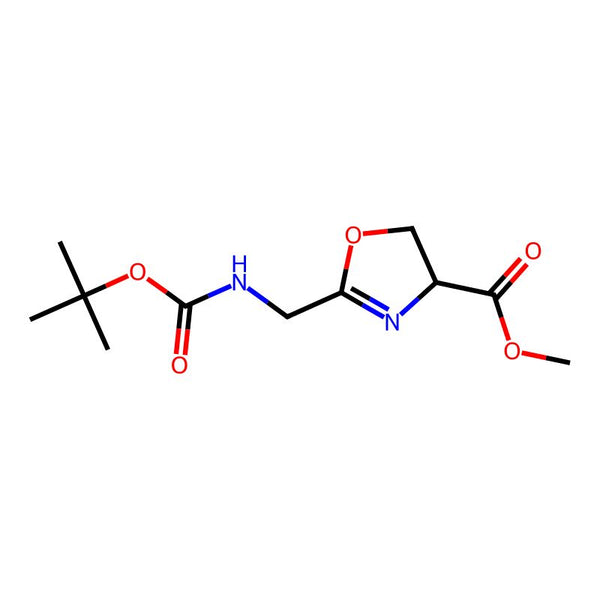 Methyl 2-(((tert-butoxycarbonyl)amino)methyl)-4,5-dihydrooxazole-4-carboxylate|CS-0433948|871715-69-4