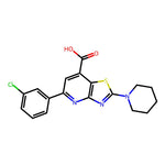 5-(3-Chlorophenyl)-2-(piperidin-1-yl)-[1,3]thiazolo[4,5-b]pyridine-7-carboxylic acid|CS-0226013|852388-72-8