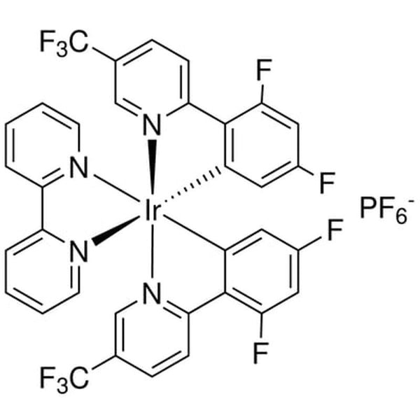(2,2'-Bipyridine)bis[3,5-difluoro-2-[5-(trifluoromethyl)-2-pyridinyl-kN][phenyl-kC]iridium(III) hexafluorophosphate, 95%|77-0220|1092775-62-6
