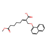 (E)-8-Methoxy-2-((naphthalen-1-yloxy)methyl)-8-oxooct-2-enoic acid|CS-0529011|936221-69-1
