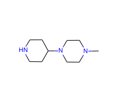 1-Methyl-4-(piperidin-4-yl)piperazine, 98%|958078|53617-36-0