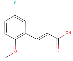 (E)-3-(5-fluoro-2-methoxyphenyl)acrylic acid|CS-0314252|157518-45-1