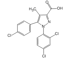 Rimonabant carboxylic acid, 98.5%|223380|162758-35-2