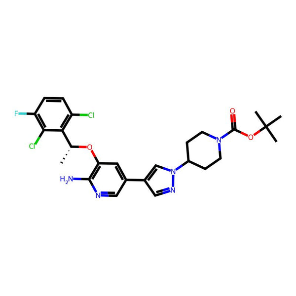 (R)-tert-Butyl 4-(4-(6-amino-5-(1-(2,6-dichloro-3-fluorophenyl)ethoxy)pyridin-3-yl)-1H-pyrazol-1-yl)piperidine-1-carboxylate|CS-M0269|877399-51-4
