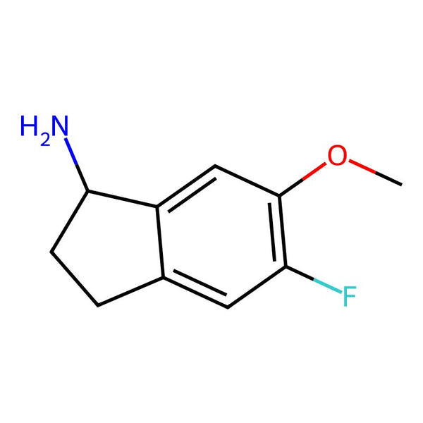 5-Fluoro-6-methoxy-2,3-dihydro-1H-inden-1-amine|CS-0438062|1273611-90-7
