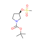1-(tert-Butoxycarbonyl)pyrrolidin-3-yl methanesulfonate|CS-W000327|141699-57-2