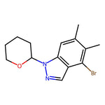 4-Bromo-5,6-dimethyl-1-(tetrahydro-2H-pyran-2-yl)-1H-indazole|CS-0098999|2206742-48-3