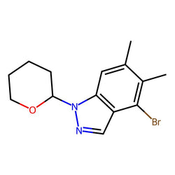 4-Bromo-5,6-dimethyl-1-(tetrahydro-2H-pyran-2-yl)-1H-indazole|CS-0098999|2206742-48-3