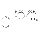 Trimethoxy(2-phenylethyl)silane [contains ca. 25% Trimethoxy(1-phenylethyl)silane]|CS-0187704|49539-88-0