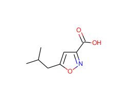 5-(2-Methylpropyl)-3-isoxazolecarboxylic acid|CS-0646099|150517-80-9