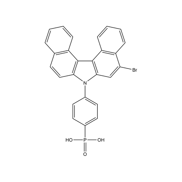 (4-(5-bromo-7H-dibenzo[c,g]-carbazol-7-yl)phenyl)phosphonic acid 98% Cas：3097191-58-4