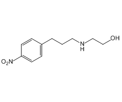 N-(2-Hydroxyethyl)-3-(4-nitrophenyl) propylamine, 98%|133229|130634-09-2