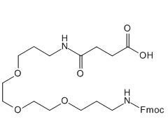 Fmoc-1-amino-4,7,10-trioxa-13-tridecanamine succinimic acid, 95%|313356|172089-14-4