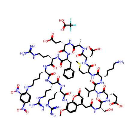 Mca-Amyloid β/A4 Protein Precursor770 (667-676)-Lys(Dnp)-Arg-Arg amide trifluoroacetate salt|CPTD787720|1802078-33-6