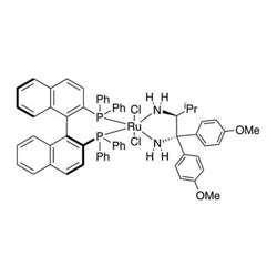 Dichloro[(S)-(-)-2,2'-bis(diphenylphosphino)-1,1'-binaphthyl][(2S)-(+)-1,1-bis(4-methoxyphenyl)-3-methyl-1,2-butanediamine]ruthenium(II) dichloromethane adduct, min. 97%|44-0211|212143-24-3