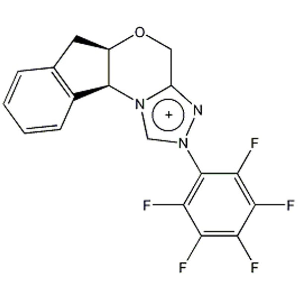(5aR,10bS)-(+)-5a,10b-Dihydro-2-(pentafluorophenyl)-4H,6H-indeno[2,1-b][1,2,4]triazolo[4,3-d][1,4]oxazinium tetrafluoroborate, min. 98%|07-0415|872143-57-2