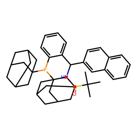 [S(R)]-N-[(S)-[2-(Diadamantanphosphino)phenyl](2-naphthalenyl)methyl]-2-methyl-2-propanesulfinamide, 95%|9268259|2249950-37-4