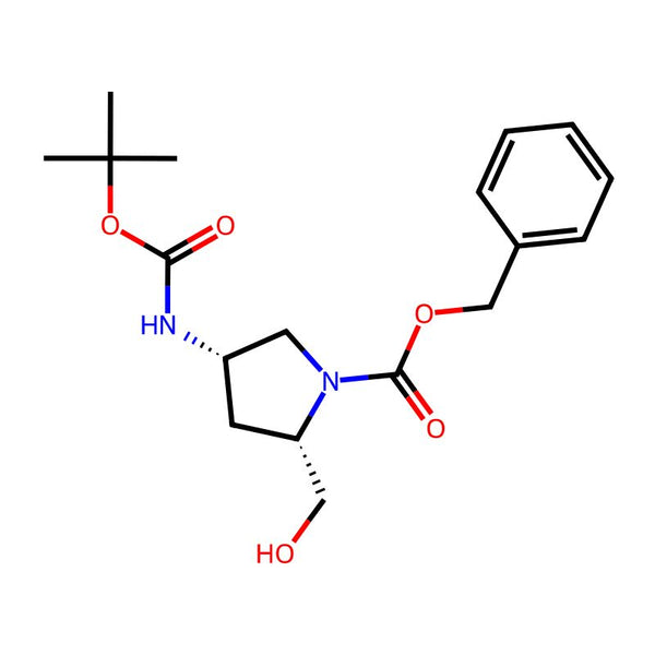 (2S,4S)-Benzyl 4-((tert-butoxycarbonyl)amino)-2-(hydroxymethyl)pyrrolidine-1-carboxylate|CS-0377391|380648-94-2