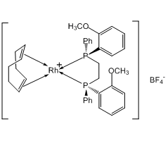 (R,R)-(-)-1,2-Bis[(o-methoxyphenyl)(phenyl)phosphino]ethane(1,5-cyclooctadiene)rhodium(I) tetrafluoroborate, min. 95%|45-0225|56977-92-5