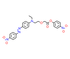 (2-{Ethyl-[4-(4-nitro-phenylazo)-phenyl]-amino}-ethoxy)-acetic acid-4-nitro-phenyl ester|CPTD785537|253426-51-6