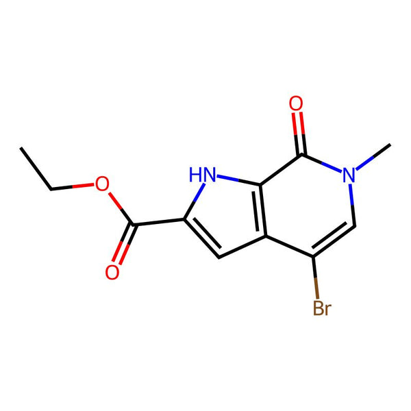 Ethyl 4-bromo-6-methyl-7-oxo-6,7-dihydro-1H-pyrrolo[2,3-c]pyridine-2-carboxylate|CS-0169476|1622303-50-7