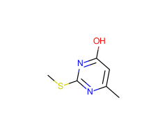 6-Methyl-2-(methylthio)-1H-pyrimidin-4-one|CS-W019893|6328-58-1