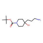 tert-Butyl 4-(3-aminopropyl)-4-hydroxypiperidine-1-carboxylate|CS-0652285|2091029-03-5