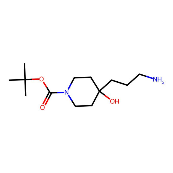 tert-Butyl 4-(3-aminopropyl)-4-hydroxypiperidine-1-carboxylate|CS-0652285|2091029-03-5