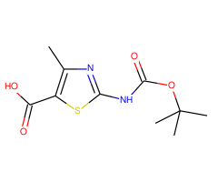 2-((tert-Butoxycarbonyl)amino)-4-methylthiazole-5-carboxylic acid|CS-0153421|302963-94-6