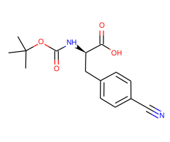 (R)-2-((tert-Butoxycarbonyl)amino)-3-(4-cyanophenyl)propanoic acid|CS-W012196|146727-62-0