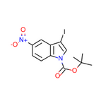 tert-Butyl 3-iodo-5-nitro-1H-indole-1-carboxylate|CS-0154791|914349-32-9