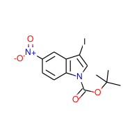 tert-Butyl 3-iodo-5-nitro-1H-indole-1-carboxylate|CS-0154791|914349-32-9