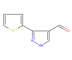 3-(thiophen-2-yl)-1H-pyrazole-4-carbaldehyde|CS-0067817|26033-27-2