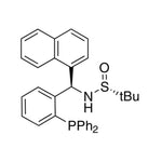 [S(R)]-N-[(R)-[2-(Diphenylphosphino)phenyl]-1-naphthalenylmethyl]-2-methyl-2-propanesulfinamide, 95%|15-8324|1616688-65-3
