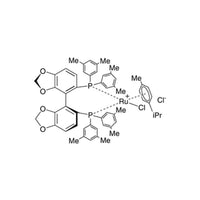 Chloro{(S)-(-)-5,5'-bis[di(3,5-xylyl)phosphino]-4,4'-bi-1,3-benzodioxole}(p-cymene)ruthenium(II) chloride [RuCl(p-cymene)((S)-dm-segphos?)]Cl|44-0099|944451-31-4