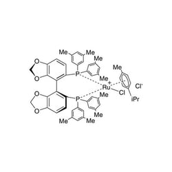 Chloro{(S)-(-)-5,5'-bis[di(3,5-xylyl)phosphino]-4,4'-bi-1,3-benzodioxole}(p-cymene)ruthenium(II) chloride [RuCl(p-cymene)((S)-dm-segphos?)]Cl|44-0099|944451-31-4