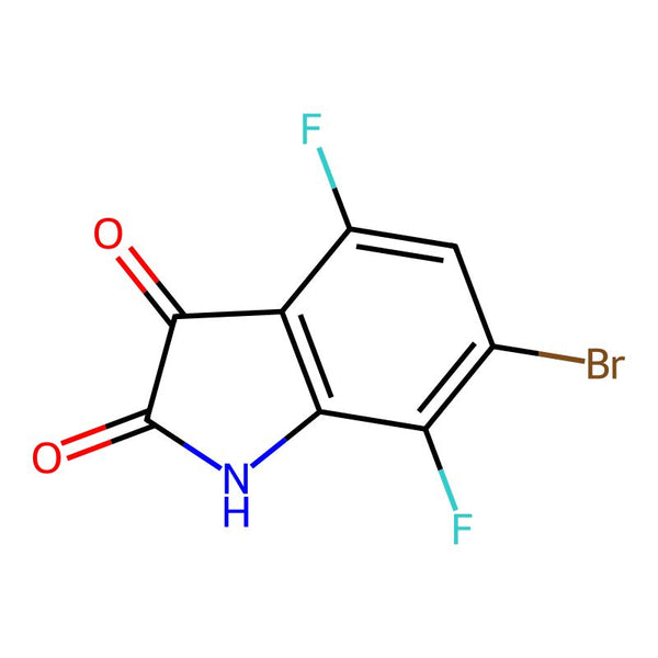 6-Bromo-4,7-difluoroindoline-2,3-dione|CS-0541459|2250340-28-2