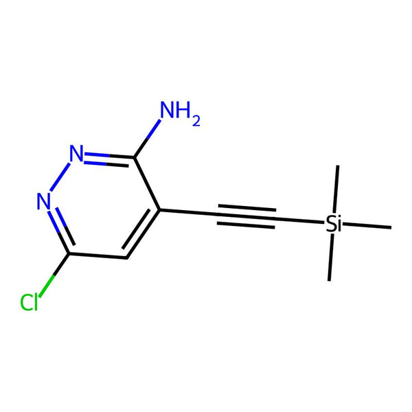 6-Chloro-4-((trimethylsilyl)ethynyl)pyridazin-3-amine|CS-0552241|1207625-15-7