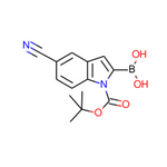 (1-(tert-Butoxycarbonyl)-5-cyano-1H-indol-2-yl)boronic acid|CS-0002261|475102-15-9