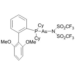 Bis(trifluoromethanesulfonyl)imide(2-dicyclohexylphosphino-2',6'-dimethoxy-1,1'-biphenyl)gold(I), 98%|79-0230|1121960-90-4