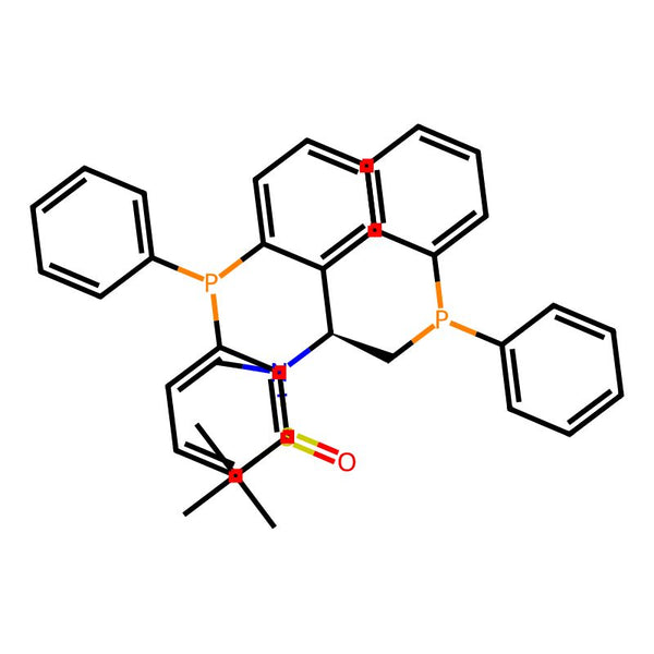 [S(R)]-N-[(1S)-2-(Diphenylphosphino)-1-[2-(diphenylphosphino)phenyl]ethyl]]-2-methyl-N,2-dimethyl-2-propanesulfinamide|CS-0147436|2768445-58-3