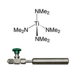Tetrakis(dimethylamino)titanium(IV), 99% TDMAT (99.99%-Ti) PURATREM, 22-2240, contained in high-temp 50 ml Swagelok? cylinder (96-1071) for CVD/ALD|98-4076|3275-24-9